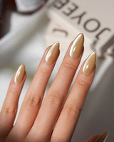 Metallic Cat Eye Press On Nails – Handmade Chrome Magnetic – 16 Colors handmade press-on nails by Joyee Nails
