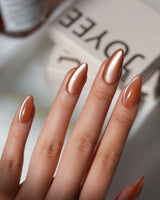 Metallic Cat Eye Press On Nails – Handmade Chrome Magnetic – 16 Colors handmade press-on nails by Joyee Nails