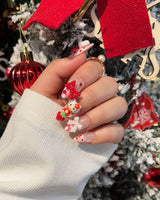 Red Kitty Nails Berry Darling - Joyeenails - AN047 - 1 - XS / Short Almond