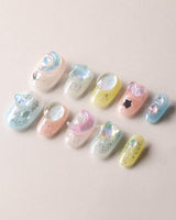Moon Magic - Joyeenails - AN038 - XS / Short Oval