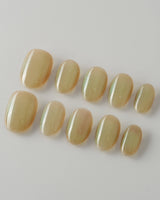 Aurora Mist custom press-on nails — available in multiple shapes and sizes