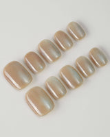Aurora Icefire custom press-on nails — available in multiple shapes and sizes