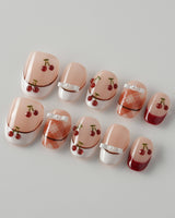 Cherry Miss custom press-on nails — available in multiple shapes and sizes