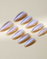 Aurora Icefire custom press-on nails — available in multiple shapes and sizes