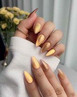 Aurora Flame custom press-on nails — available in multiple shapes and sizes