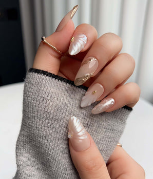 Venus custom press-on nails — available in multiple shapes and sizes