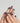 Cute bunny inspired Halloween nails with bow design