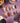 Halloween ghost and pumpkin nails in orange and purple