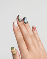 Cute Flame Elves nails — cartoon mix design flame by Joyee Nails