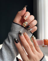 Gayer-Anderson Cat custom press-on nails — available in multiple shapes and sizes