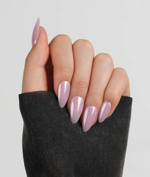 Chrome Nails - Barbie Pink handmade press-on nails featuring Barbie Pink solid nails