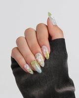 Spring Whisper nails — Fresh Picture-book Style, Hand-painted by Joyee Nails