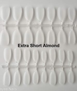 Blank Clear Nail Sizing kit - Joyeenails - NT001 - Extra Short Almond