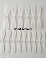 Blank Clear Nail Sizing kit - Joyeenails - NT006 - Short Almond