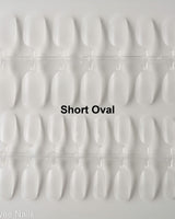 Blank Clear Nail Sizing kit - Joyeenails - NT007 - Short Oval
