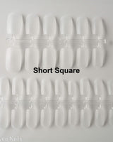 Blank Clear Nail Sizing kit - Joyeenails - NT008 - Short Square