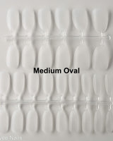 Blank Clear Nail Sizing kit - Joyeenails - NT013 - Medium Oval