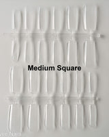 Blank Clear Nail Sizing kit - Joyeenails - NT014 - Medium Square