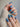 Blue Sky Cat-eye handmade press-on nails featuring Peacock Blue cat eye