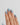 Chrome Nails - Sky Blue nail art close-up showing sky blue solid nails details