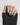 Chrome Nails - Sky Blue press-on nails in short almond shape — sky blue solid nails