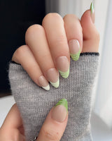 Forest Layers custom press-on nails — available in multiple shapes and sizes