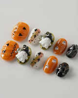 Cute Ghost Bibi - Joyeenails - HW013 - XS / Extra Short Oval