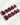 Deep Red Cat eye Nails - Joyeenails - CE031 - XS / Extra Short Squoval