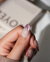 French Cat Eye Press On Nails – Handmade Magnetic Tips – 6 Shades press on nails, handmade custom nails by Joyeenails