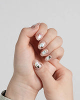 Ghostly Clan nails — halloween ghost design nude by Joyee Nails