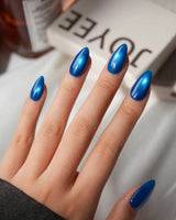Jewel Cat Eye Press On Nails – Handmade Magnetic Velvet – 12 Colors press on nails, handmade custom nails by Joyeenails