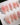 Romantic floral nails with ripple carving and shine
