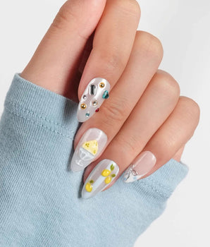 Limoncello Italian lemon press-on nails by Joyee Nails - image 5