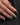 Midnight Muse press-on nails — Shimmering Silver & Obsidian