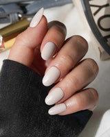 Pastel Press On Nails – Handmade Butter Yellow, Lilac & Blue – Matte or Glossy – 7 Colors Taro press on nails, handmade custom nails by Joyeenails