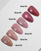 Pink Cat Eye Press On Nails – Handmade Magnetic Velvet – 6 Nude to Rose Shades press on nails, handmade custom nails by Joyeenails
