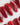 Rosy Ribbons press-on nails — Fiery Red & Deep