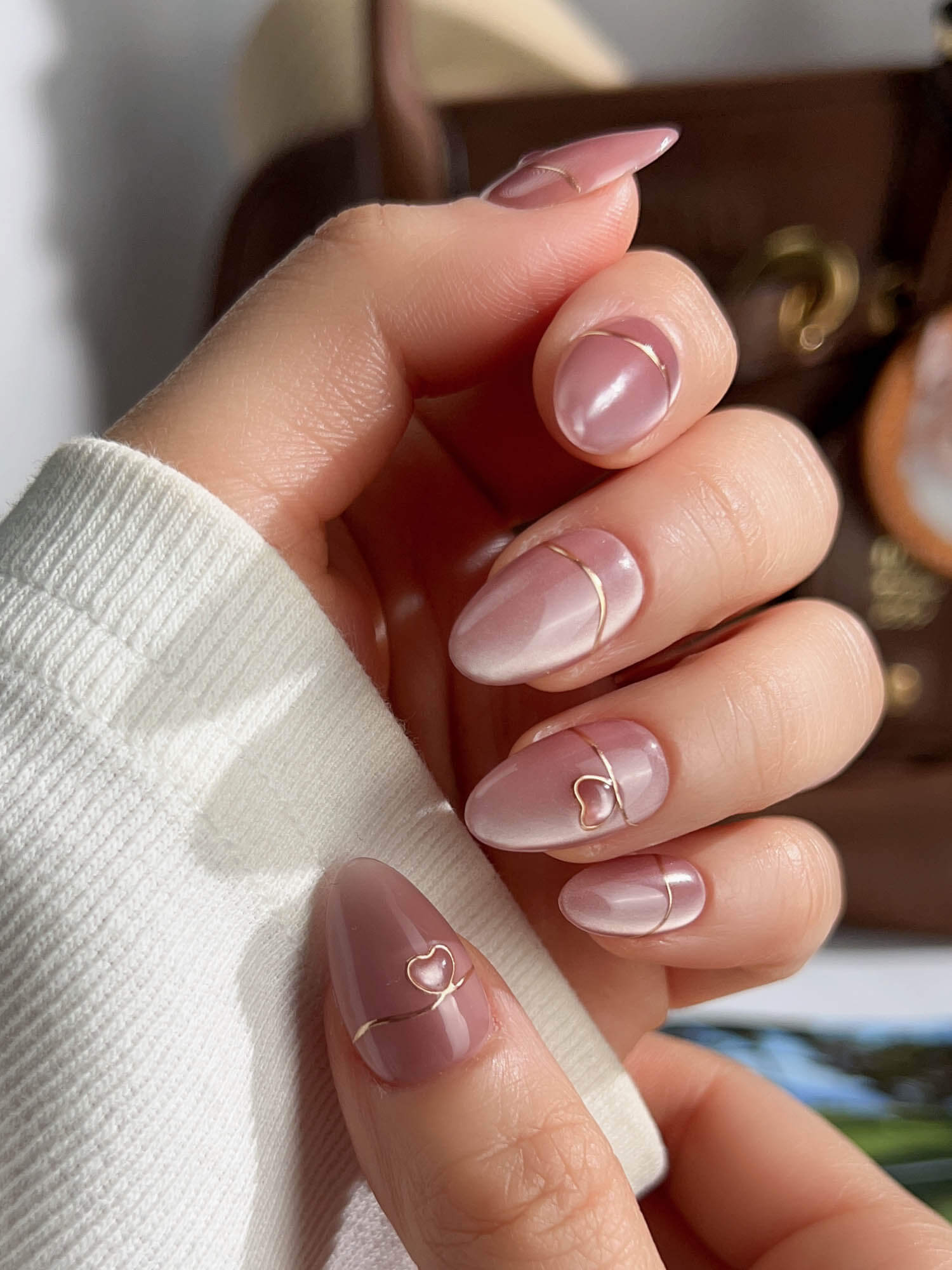 Chic Simple Pink Nail Designs