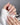 Short nude nails with soft dot design