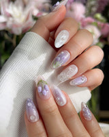 Tulip- Glow up press-on nails — Romantic Lilac Purple, 3D