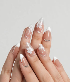 Wedding Day - Joyeenails - GA005 - XS / Medium Almond