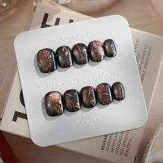 Squoval nail shape combining the best of square and oval styles