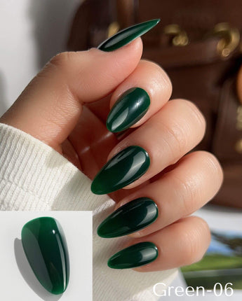 Custom Solid Color Nails press-on nails — Customizable Solid Color Nails handmade nail art by Joyee Nails