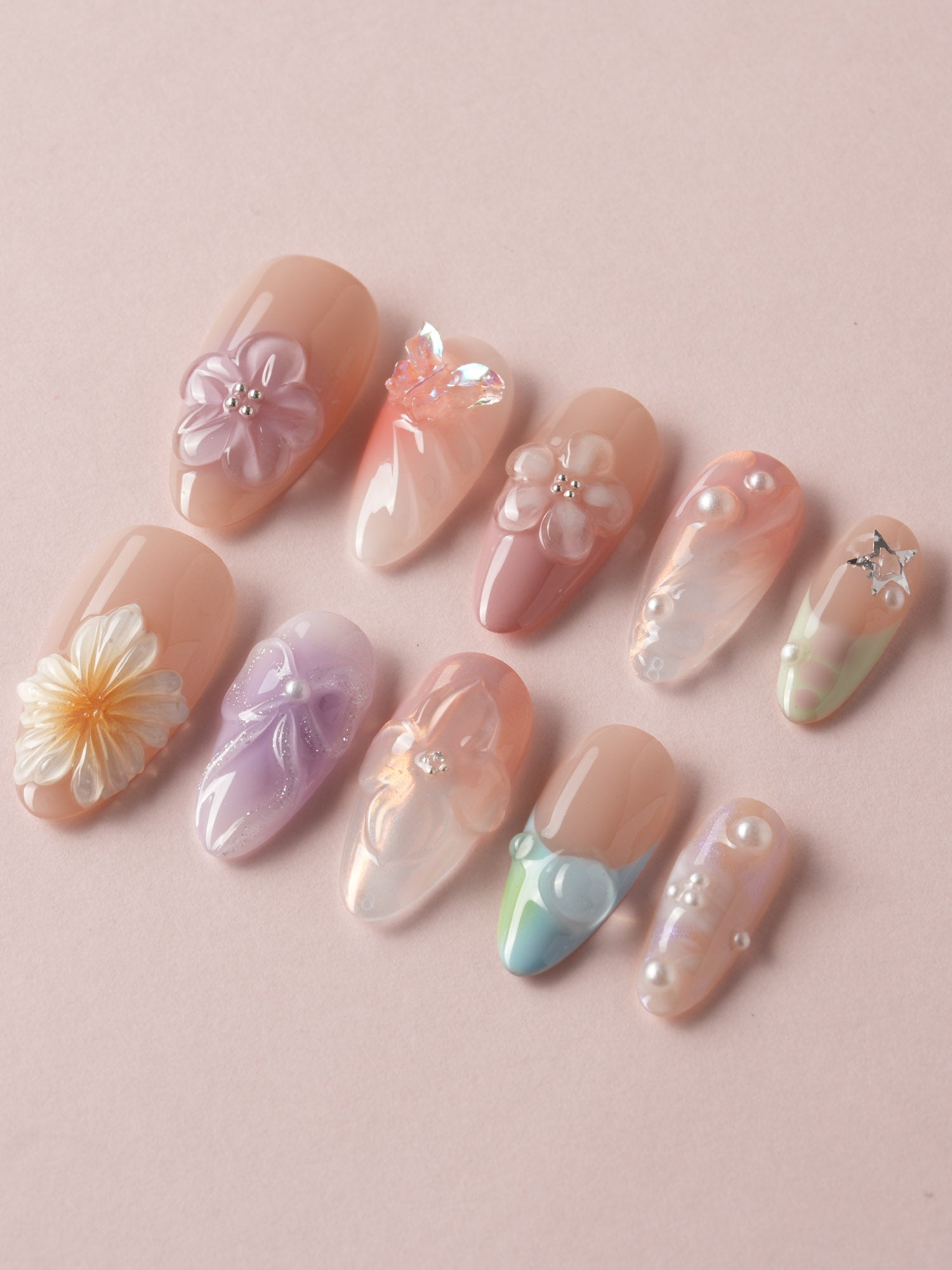 3d-pink-presson-nails-for-