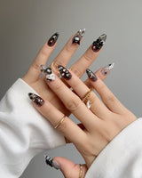 Black KK - Joyeenails - AN027 - XS / Short Coffin