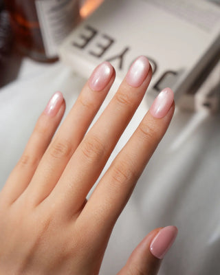 Guava press-on nails by Joyee Nails