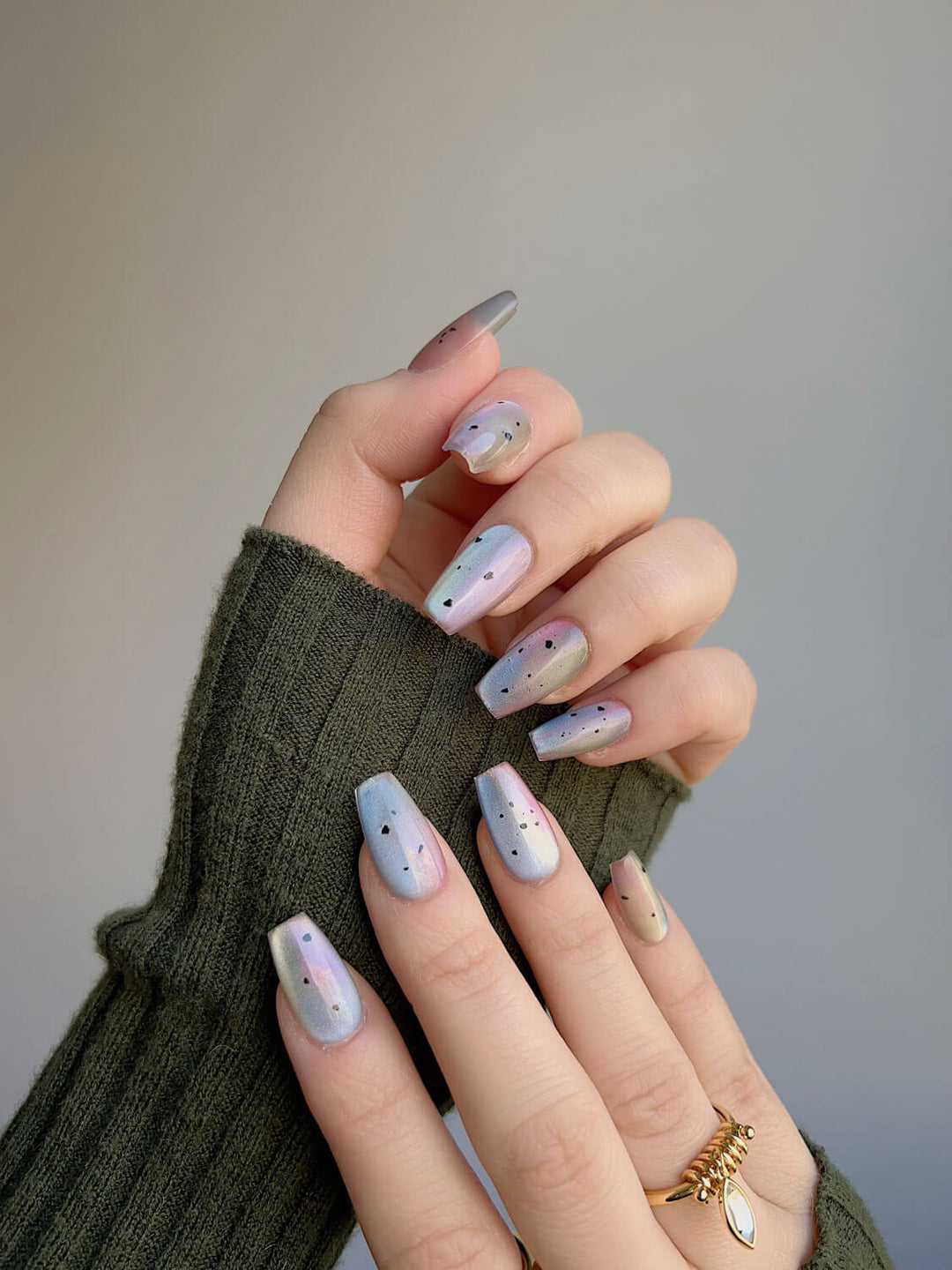 fantasy nails milk glow