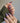Purple Cat-Eye press-on nails in short oval shape — Dusty Purple cat eye