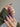 Purple Cat-Eye press-on nails in short oval shape — Dusty Purple cat eye