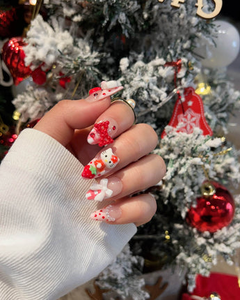 Red Kitty Nails Berry Darling - Joyeenails - AN047 - 1 - XS / Short Almond